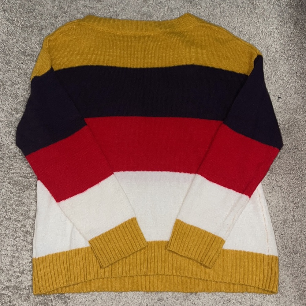 Multi-Colored Striped Sweater - Picture 2 of 3